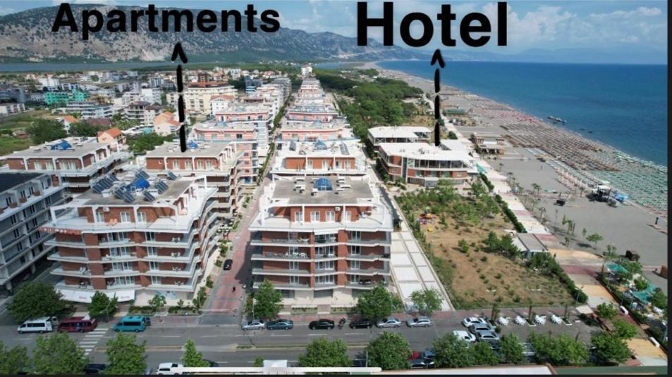 Fishta Hotel & Apartments Velipoje Bagian luar foto
